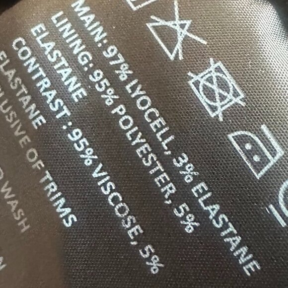 Bardot Anya Bodysuit Black Long Sleeve Knot Waist Deep Plunge Size 8 Medium - Picture 12 of 12